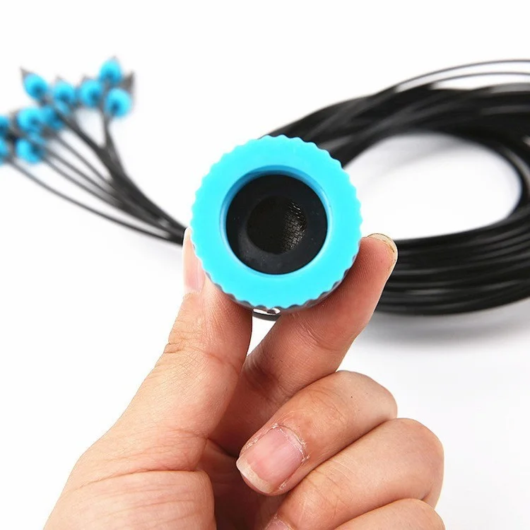 Système d'Arrosage de Jardin avec Kit d'Irrigation à 10 Têtes de Goutte-à-Goutte pour Plantes d'Intérieur et d'Extérieur, Dispositif d'Auto-Irrigation