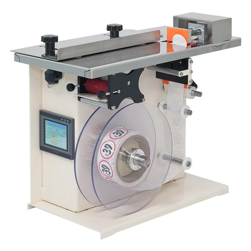 HL-T-920 Máquina de Etiquetagem Semiautomática em Ângulo Reto para Etiquetas de Vedação - Plugue EU