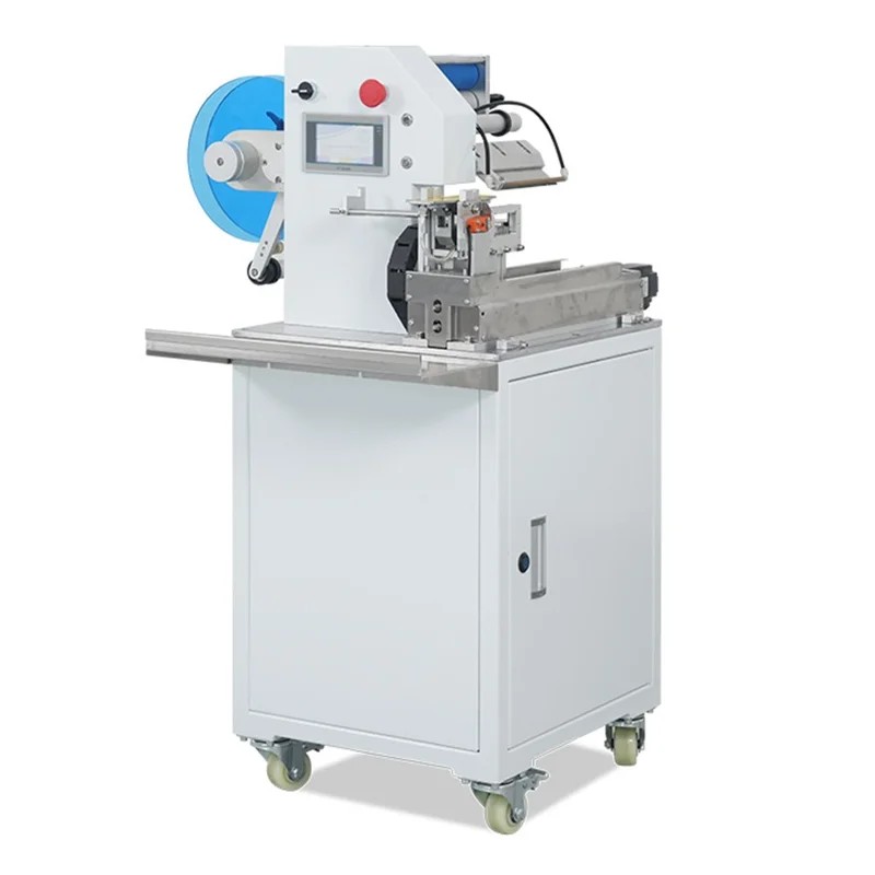 HL-T-107 Máquina de Etiquetagem Dobrável para Cabo de Fio para Diversos Materiais - Plugue EU