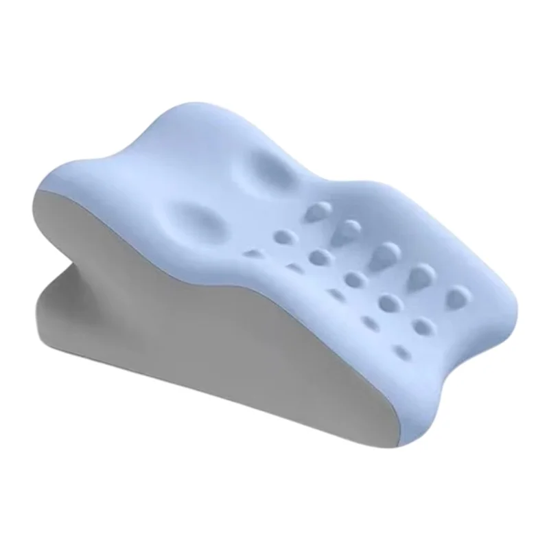 Multi-Functional Couples Conception Support Pillow Memory Foam Prone Position Pillow without Small Cushion - Blue / Grey