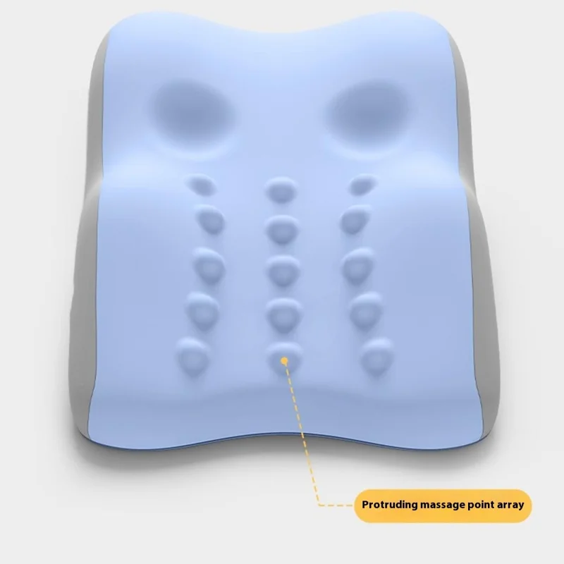 Multi-Functional Couples Conception Support Pillow Memory Foam Prone Position Pillow without Small Cushion - Blue / Grey