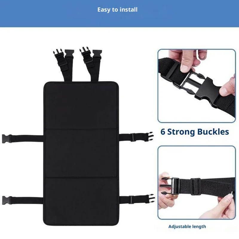 Лестница для двухъярусной кровати Оксфордская ткань + Защитная крышка для безопасности лестницы из ПВХ с блокировкой для защиты детей от лазания - Черный