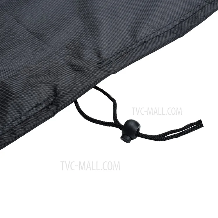420D Oxford Cloth Patio Fire Pit Cover Protector Wasserdicht Outdoor Rund Grill BBQ Ofen Abdeckung 112x61cm (44-Zoll)