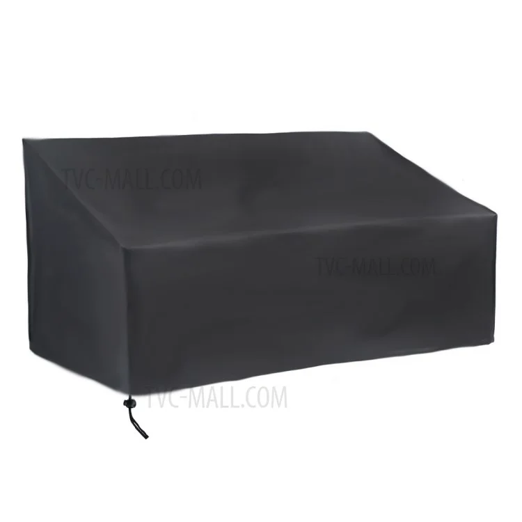 Housse de protection pour mobilier de jardin 3 places en tissu Oxford 210D étanche [163x66x89cm]