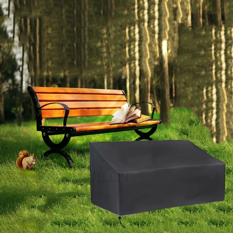 Housse de protection pour mobilier de jardin 3 places en tissu Oxford 210D étanche [163x66x89cm]