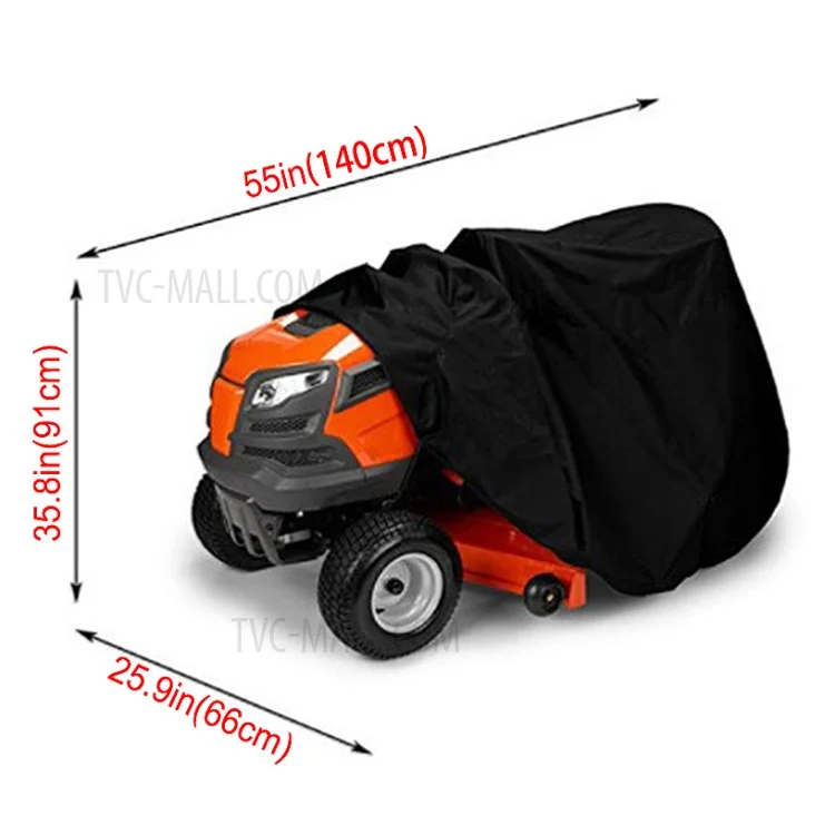 Cubierta de cortacésped a prueba de agua con protección UV, tamaño: XS/140*66*91CM