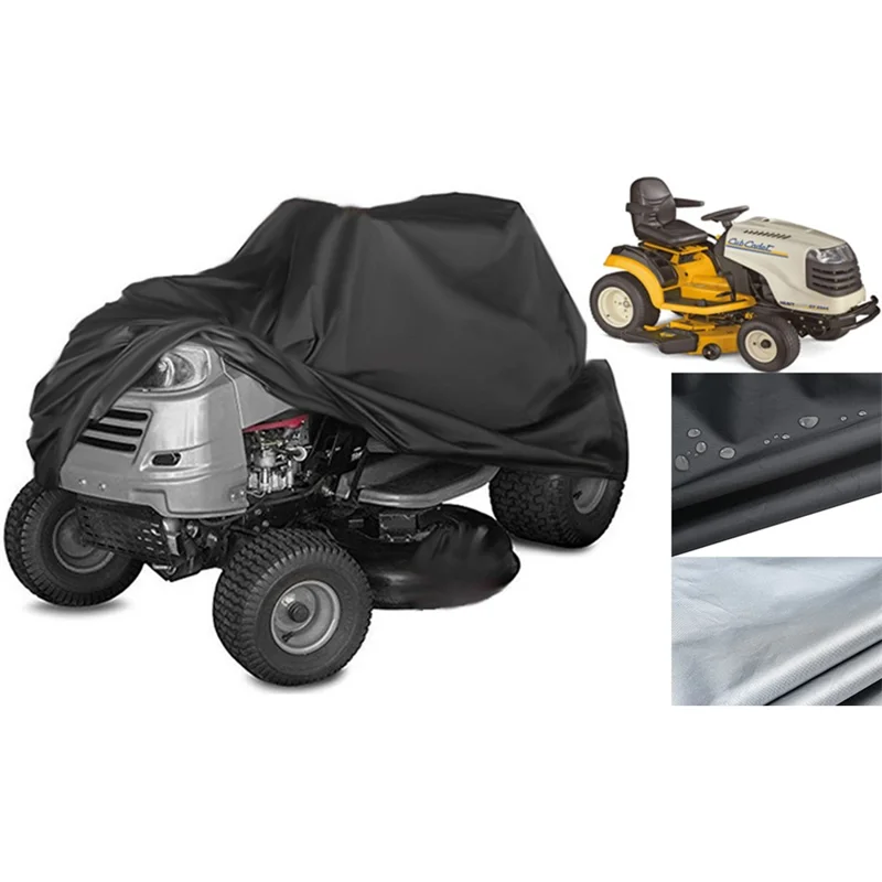 Copertura parasole antiUV impermeabile per trattore da giardino Lawn Mower, Taglia: XXL/245*50*140cm