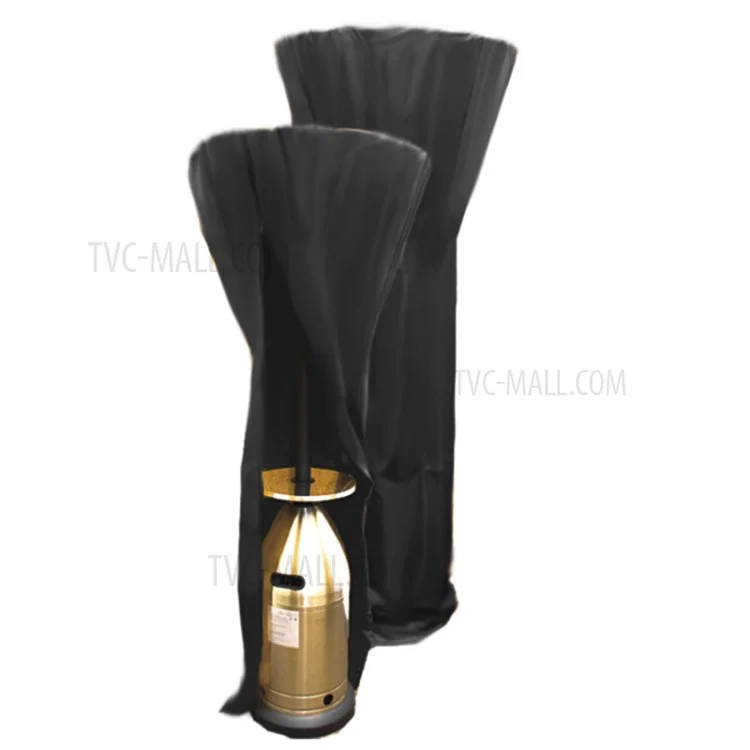 Cubierta protectora de tela Oxford impermeable y resistente al polvo para calentador de aire de jardín al aire libre, 240x92x59CM
