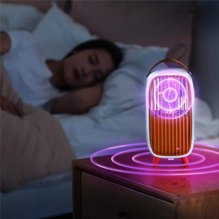 Lampe anti-moustiques UV WT-M2 à la lampe de chevet rétro de la chambre à coucher Photocatalyseur Tue-moustiques électrique - Gris