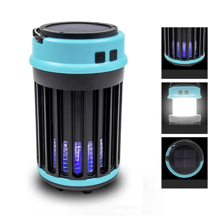 Lampe à tuer les moustiques à charge USB solaire portable 5861T