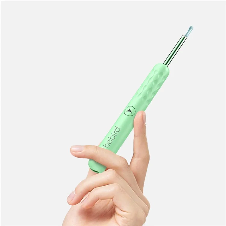 BEBIRD R3 Rechargeable WiFi Endoscope Ear Cleaner Wireless Otoscope Camera Ear Picker Cleaning Tool - Cyan