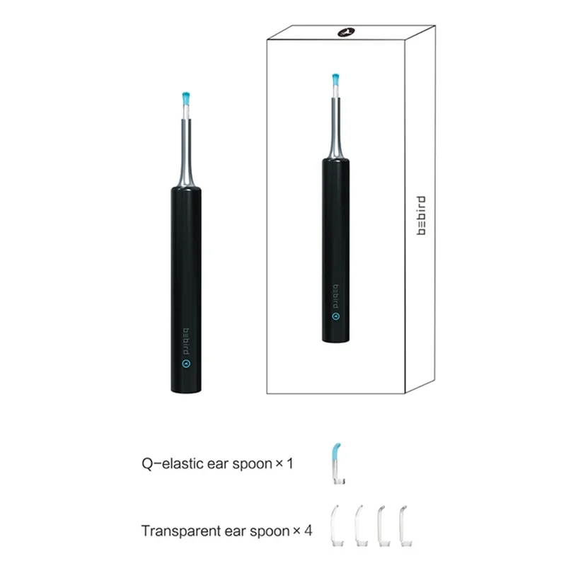 BEBIRD C3 Smart Visual Ear Cleaner WiFi Earwax Remover Cleaning Spoon Earpick - Black