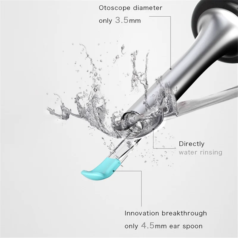 BEBIRD C3 Smart Visual Ear Cleaner WiFi Earwax Remover Cleaning Spoon Earpick - Black