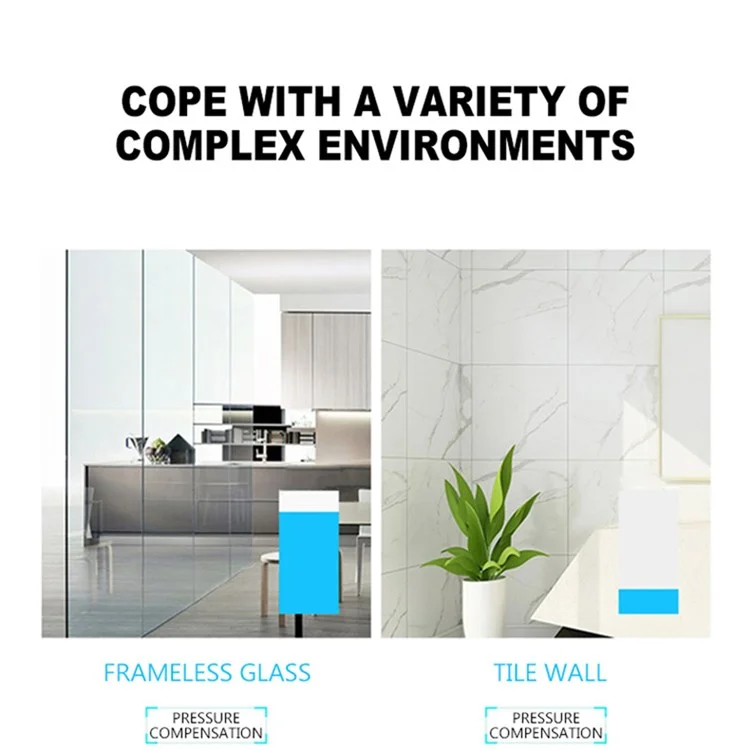 BO-694 Window Cleaner Robot Window Vacuum Cleaner with Spray Bottle Remote Control Glass Cleaning Robotic Tool - EU Plug