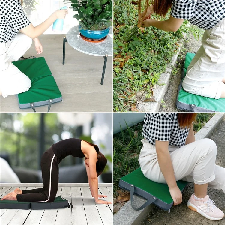 Solid Color 60x33.5x4.5cm Knee Cushion Pad Garden Kneeling Pad Soft Memory Foam Mat