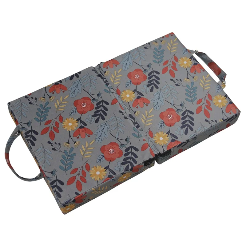 Almohadilla para arrodillarse para el trabajo en el jardín, de tela Oxford 600D, con protección para las rodillas, estera de jardín, 56x34x6 cm - Gris