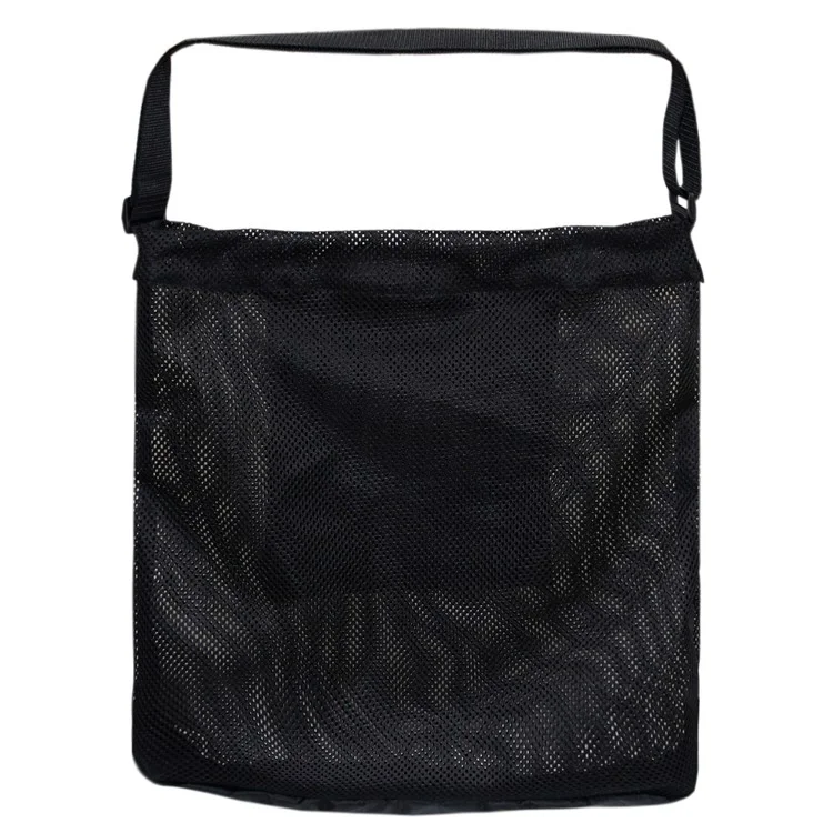 844801 Bolsa de Almacenamiento de Malla Transpirable de Lona Oxford para Recogida de Setas, 45x42cm - Negro