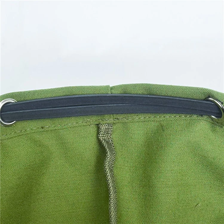 823102 Gartenabfallbehälter Laubsammelstaubbeutel Wasserdichter Lagerungssack aus Leinen