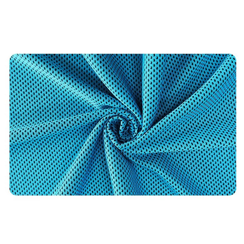 BLJ-001 30x100cm Cold Feeling Sweat Absorbing Towel Quick-drying Sport Exercise Towel - Red