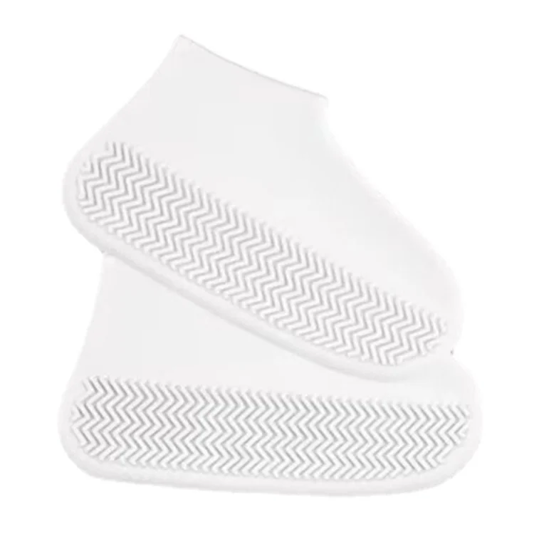 1 Paio di copriscarpe antipioggia impermeabili in silicone riutilizzabili, taglia L