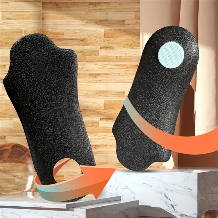 X / O Leg Massage Flat Foot Correction Insoles Arch Support Orthotic Inserts, Black - EU 35-36