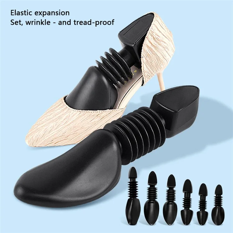 1Pc Ajustável Shoe Tree Shaper Holder Telescópico Plástico Shoe Stretcher, para Mulheres Shoe Size 35-39