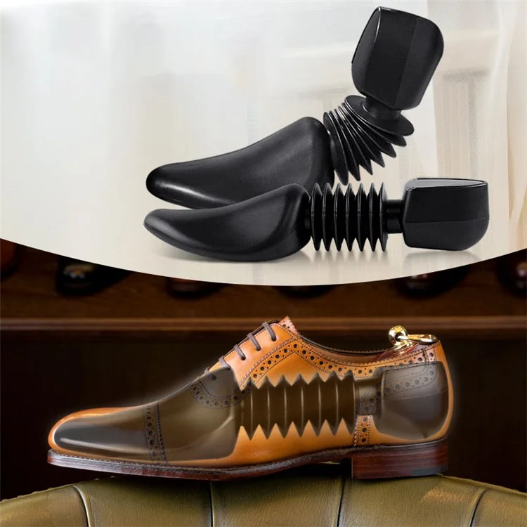 1 Peça Ajustável Suporte Plástico para Sapatos Molde Telescópico Esticador de Sapato, para Tamanho de Sapato Masculino 40-46