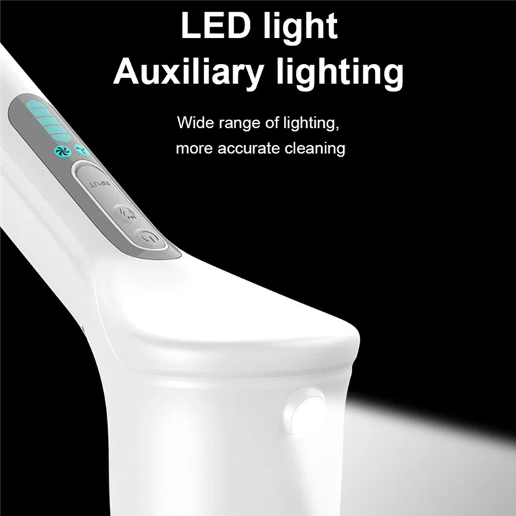 LF-A10(A) Electric Spin Scrubber Waterproof Wireless Retractable Home Cleaning Brush with 8 Replaceable Brush Heads