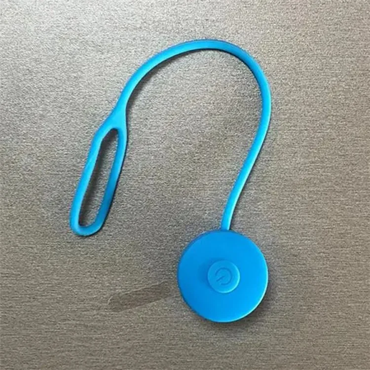 Backpack Hanging Mini Silicone LED Light Reflector Pendant for Night Walking - Blue