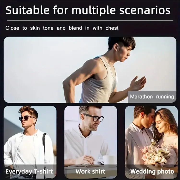 5 paires de cache-mamelon jetables pour hommes, solution invisible en PU contre les frottements des mamelons pour les sports - nu