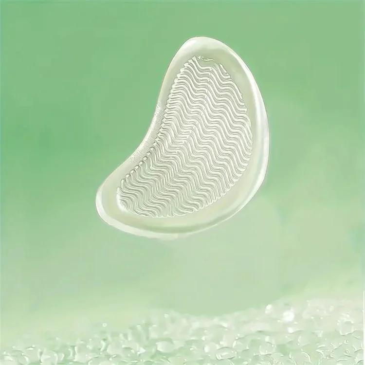 Onde Modello Anti-Scivolo Trasparente Cuscinetti Anteriori del Piede Morbido Solette in Silicone