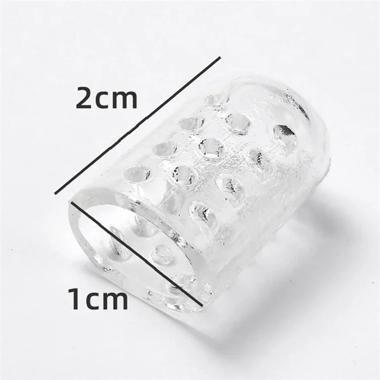 10Pcs Pain Relief Silicone Toe Protectors Breathable Toe Covers for Ingrown Toenails / Corns / Blisters