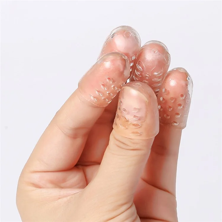 10Pcs Pain Relief Silicone Toe Protectors Breathable Toe Covers for Ingrown Toenails / Corns / Blisters