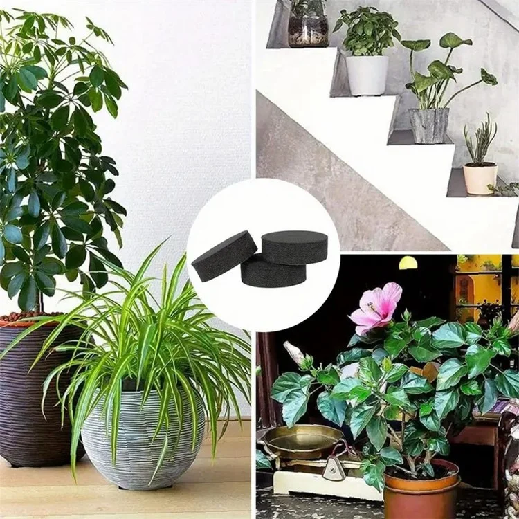 40 Pés de Vaso de Flores Não Escorregadios e Auto-Adesivos - Preto