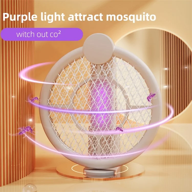 16002 Bug Zapper Racket Mosquito Killer Lamp Home Home Silent USB Rechargeable Fly Swatter (CE Certificated)