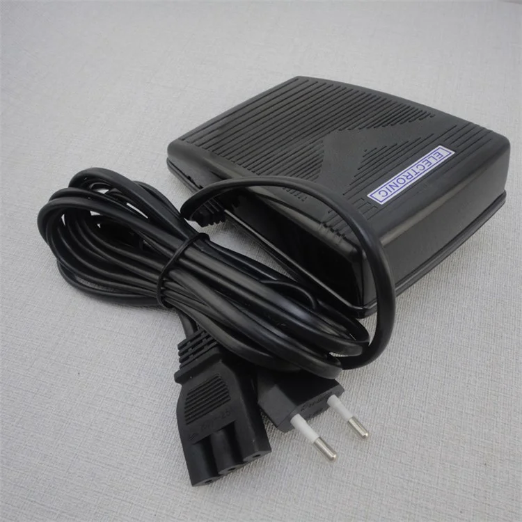 Sewing Machine Speed Controller Plastic Foot Control Pedal with EU Plug Power Cord