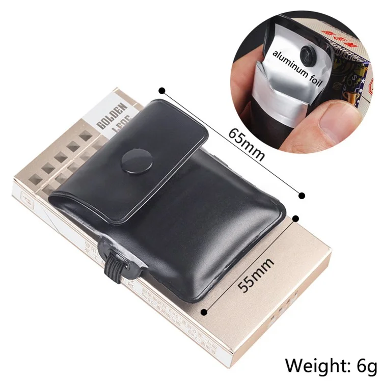 Portable Fireproof Pocket Ashtray Smoking Cigarette Ash Pouch with Elastic Band