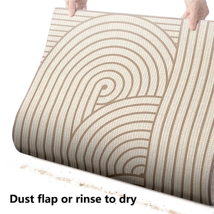 50x80cm Non-Slip Doormat Dustproof Carpet Hallway Entrance Water Absorbent Floor Rug - Twists and Turns