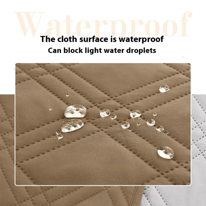 Rekliner sofföverdrag med skydd mot spill Sofföverdrag Kudde Möbelprotector - Ljusgrå