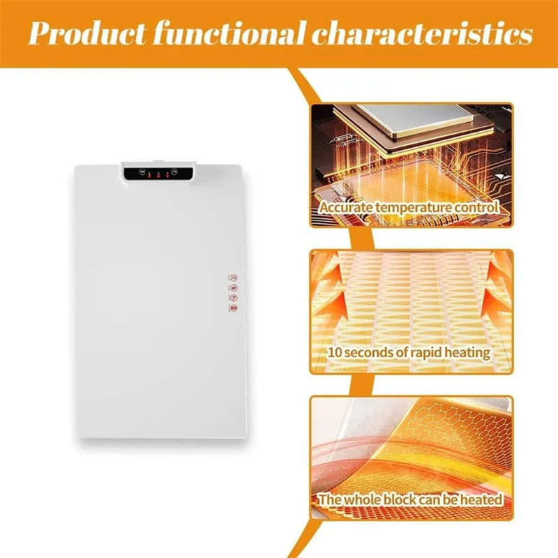 3 Temperature Settings Food Warmer Rollable Electric Warming Tray for Gatherings / Parties / Everyday, EU Plug