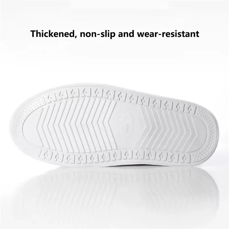1 Pair Waterproof Shoe Covers Non-Slip PVC Shoe Protectors - For Size 45-46