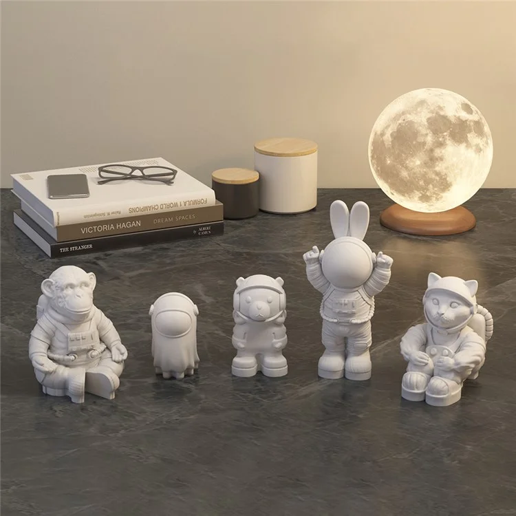 A101C- 8 Space Rabbit Form DIY Silikon Fondant Form Kuchen Dekoration Tool (BPA-frei, Keine FDA)