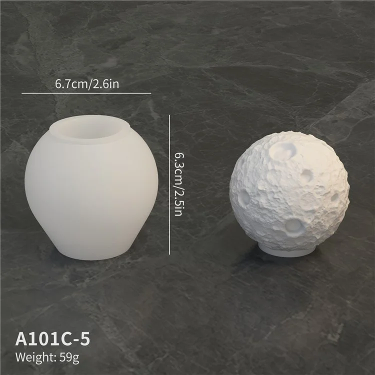 A101C-5 Planet Form DIY Silikon-Fondantform Backzubehör (BPA-frei, keine FDA-Zulassung)