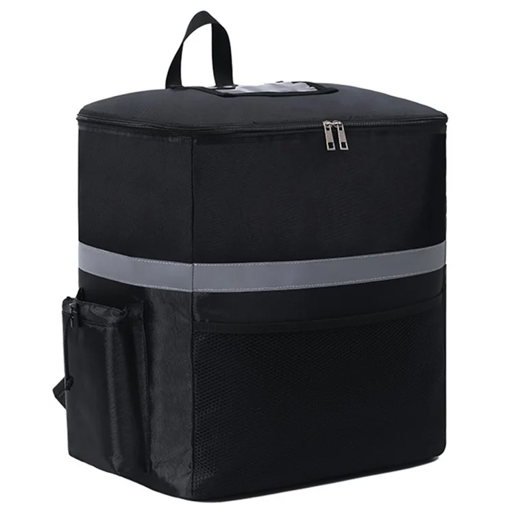 Food Delivery Backpack Insulated Takeaway Box Oxford Cloth Shoulders Bag for Catering, Restaurant