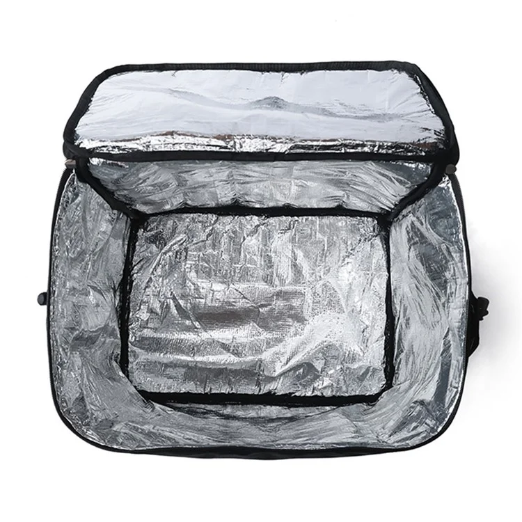 Food Delivery Backpack Insulated Takeaway Box Oxford Cloth Shoulders Bag for Catering, Restaurant