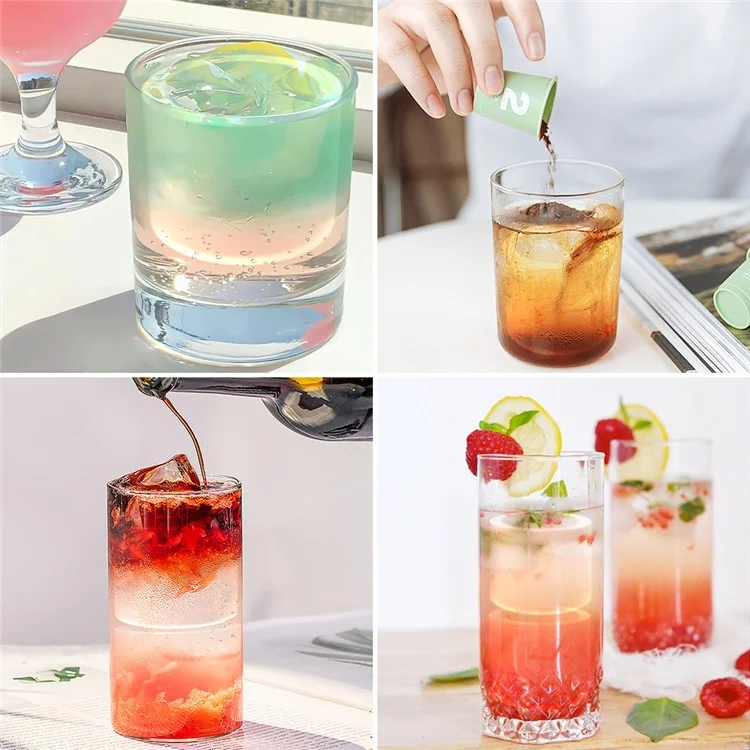 3Pcs / Set Food Grade Silicone Cylinder Ice Cube Mold with Lid for 24 / 30 / 40oz Stanley Cups (BPA Free, No FDA) - Green