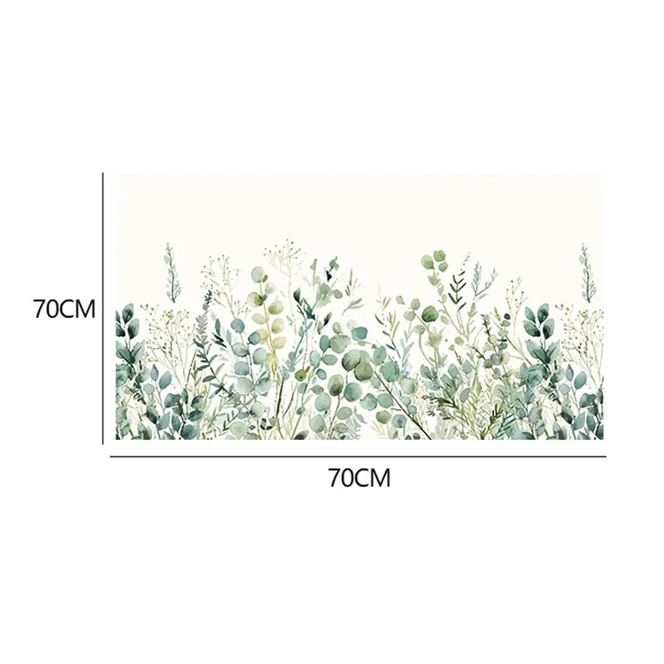 Alfombra de baño de 45x70 cm con diseño de hojas o flores de moda - Estilo A