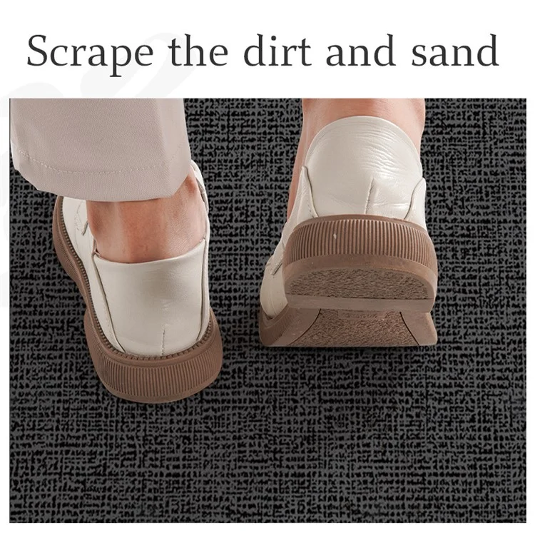 50x80cm Non-Slip Doormat Geometric Pattern Floor Rug Entrance Dustproof Carpet - Style C