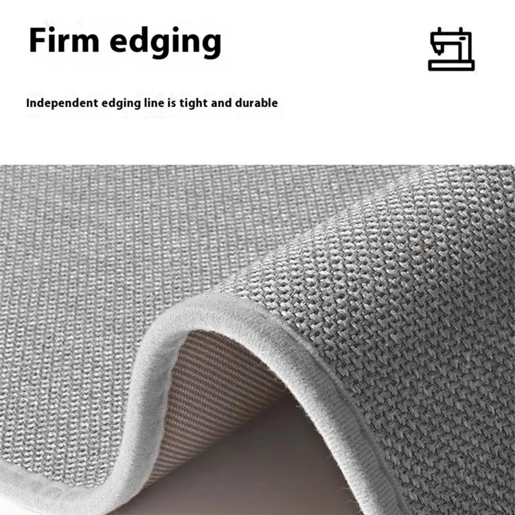 45x120cm Anti-Slip Water Absorbent Kitchen Floor Mat Oil-Proof Rectangular Door Mat - Grey