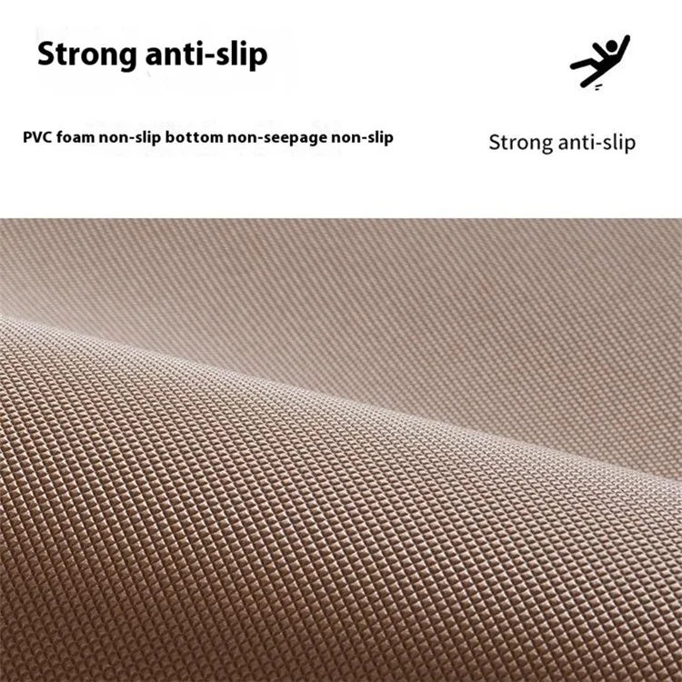 45x120cm Anti-Slip Water Absorbent Kitchen Floor Mat Oil-Proof Rectangular Door Mat - Grey